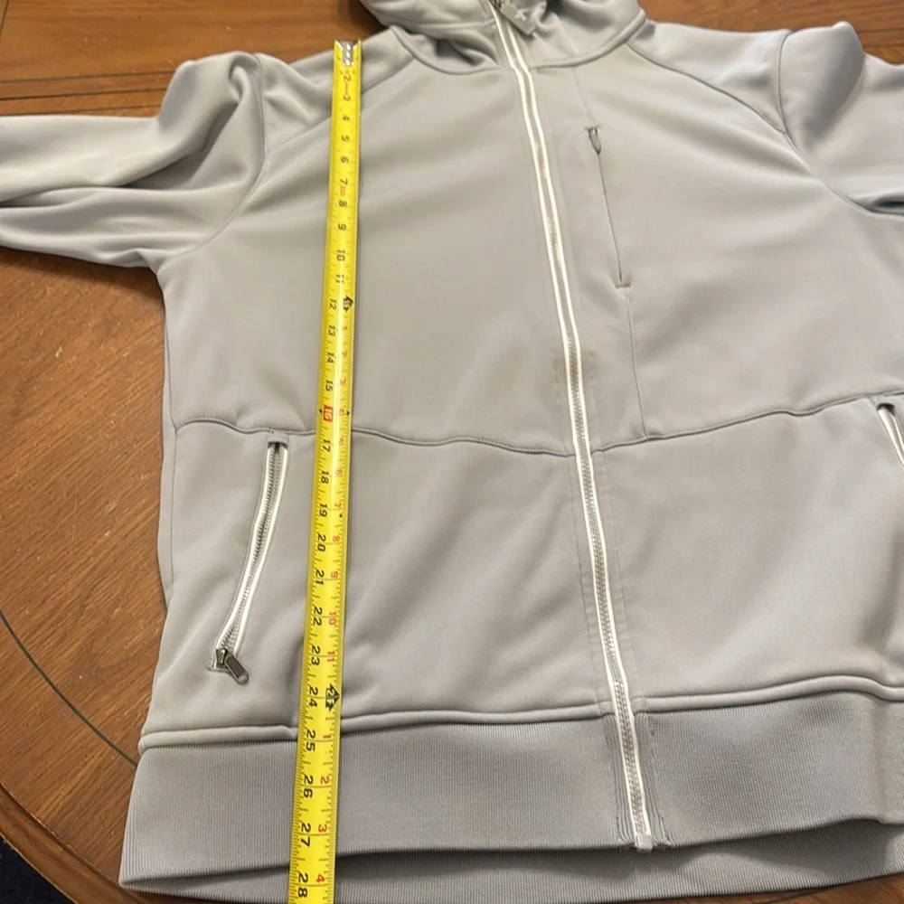 Sims Ultimate Equipment Full Zip Hoodie Jacket Size Large Fleece Lined Gray